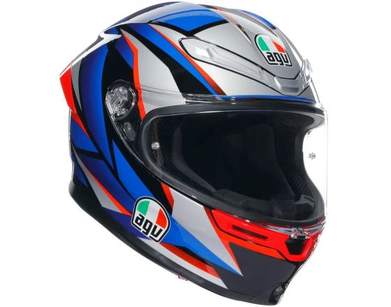 Agv K S E Slashcut Black Blue Red Motoexpert